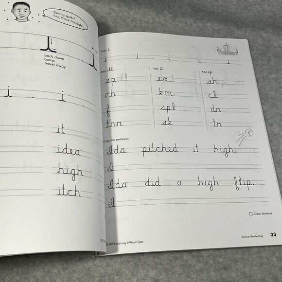 Handwriting Without Tears: Cursive Handwriting Paperback Workbook 2018 Olsen - Picture 7 of 12
